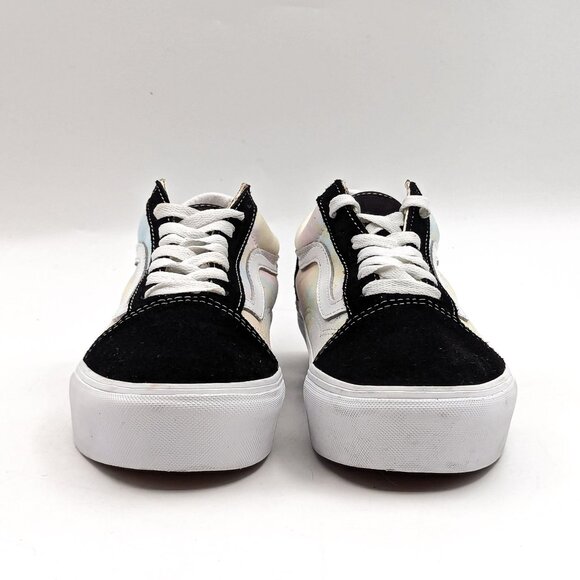 VANS Unisex Old Skool Pastel Clouds Stacked Black Sneakers size M7.5 W9 - Picture 6 of 11